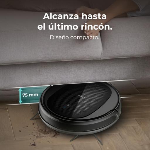 Robot Aspirador Conga Cecotec   Navegación Giroscópica Ordenada, 7000Pa Presión de Succión, Autonomía 160 Minutos, Sensores Anticaídas y Cepillo Multifunción, TotalSurface, App Control [3]