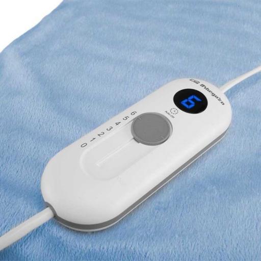 Orbegozo  - Almohadilla eléctrica, tamaño XXL, 6 niveles de potencia, tejido de microfibras, apagado automático tras 90 minutos, potencia 100 W, Negro [3]