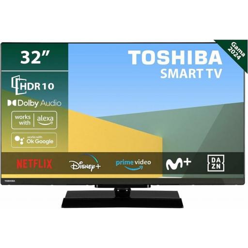 TV Toshiba 32" HD DLED Smart TV Negro - Televisor [0]