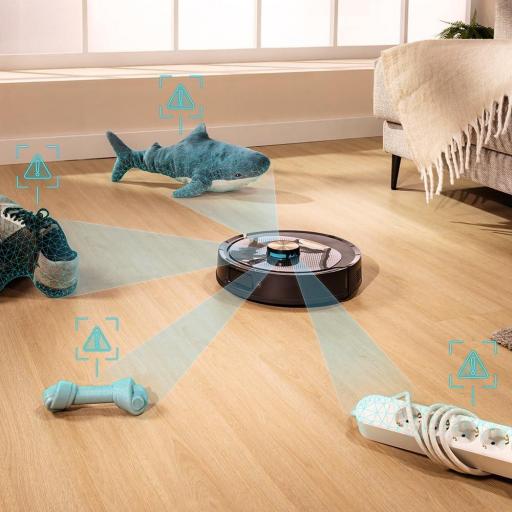  Robot Aspirador y Friegasuelos Cecotec con IA Conga M100 Spin AI. Inteligencia Artificial, 20000Pa, Cepillo de Silicona Antienredos, Mopas Giratorias, Autonomía hasta 220 m², Control App 3.0 [1]