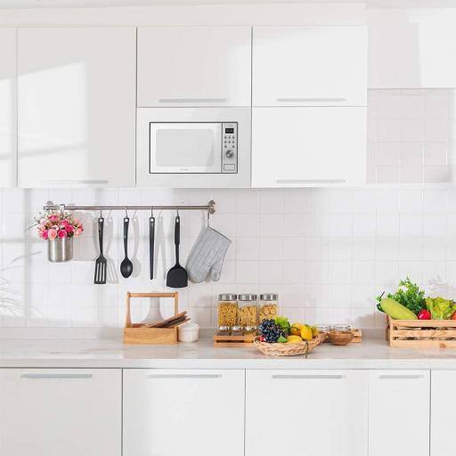  Microondas encastrable Digital Cecotec Integrable, Capacidad 20 L, Grill 900 W, 9 Funciones preconfiguradas, Quick Start [Clase de eficiencia energética A+] [2]