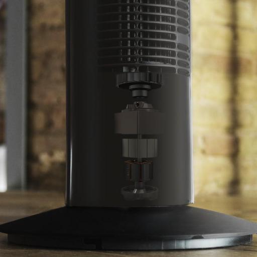 Cecotec Ventilador de Torre Digital con Temporizador y Mando a Distancia 50 W, 30'' (76cm) de Altura, Oscilación, Motor de Cobre, 3 Velocidades, 3 Modos, Negro [2]