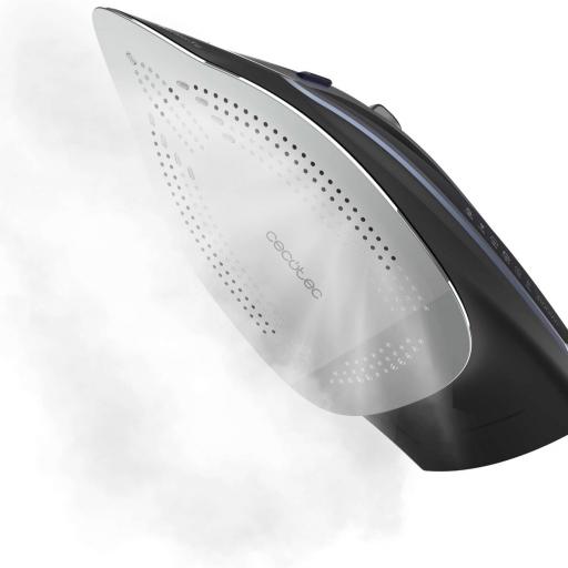 Plancha horizontal cecotec de 3200 W, golpe de vapor de 285 g/min y suela anodizada ultradeslizante y de máxima durabilidad. [3]
