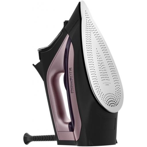 Rowenta Express Steam plancha de vapor, suela Microsteam 350 láser, 2600 W, salida de vapor continua de 40 g/min, golpe de vapor de 200 g/min, sistema antical, antigoteo, Lila [1]