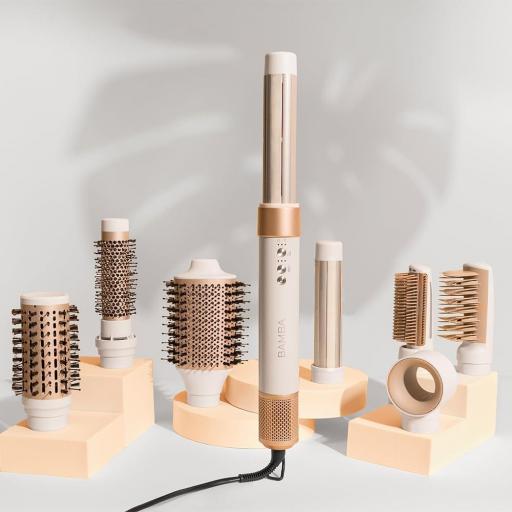  Cepillo de Aire SecadorCecotec Moldeador Alisador Multifunción 8 Cabezales1400W, Tecnología Coanda, 3 Velocidades, 3 Temperaturas, Control Inteligente Calor, 110000rpm [1]