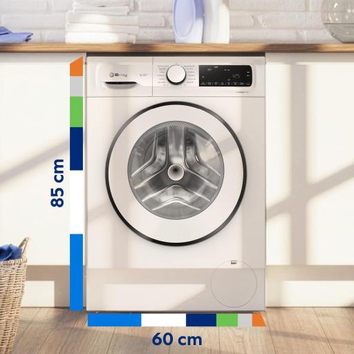  Lavadora Balay –Libre Instalación, 10 kg, Programa Plancha, Programa Superrápido 15/30 min., Silenciosa, Blanco,  [3]