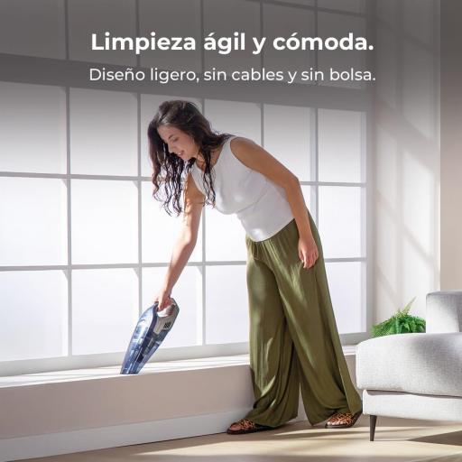 Aspiradora de Mano sin Cable Cecotec  . 200W, 20kPa, Sólidos y Líquidos, Motor Digital Brushless, Depósito 500ml, Autonomía 40mins, Apto para Todas Las Superficies [1]