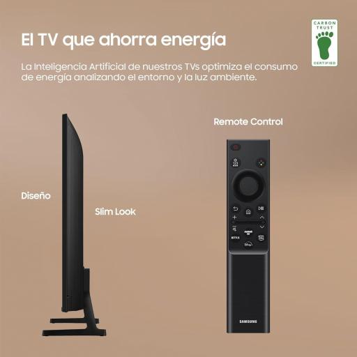 TV Samsung 75" - Crystal UHD 4K, Smart TV con Bluetooth, HDR10+, 20 W [1]