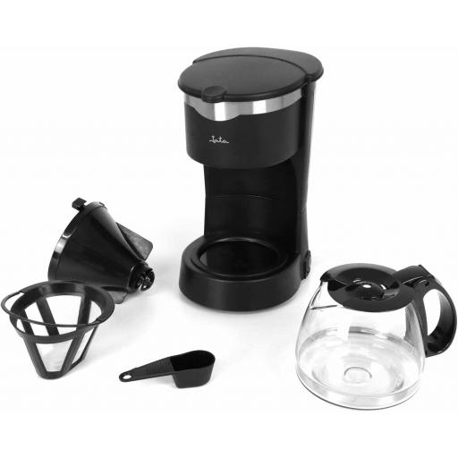 Cafetera Goteo Jata de 2 a 8 tazas. 600 W. Filtro permanente. Jarra de cristal con tapa. Capacidad depósito: 650 ml. Incluye cuhara dosificadora [1]