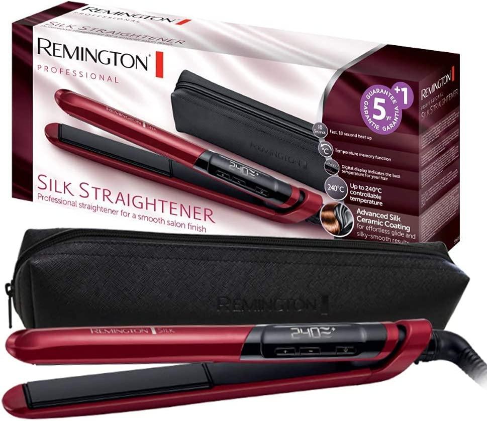 Remington Plancha de Pelo Silk Cerámica Sedosa Avanzada, Placas