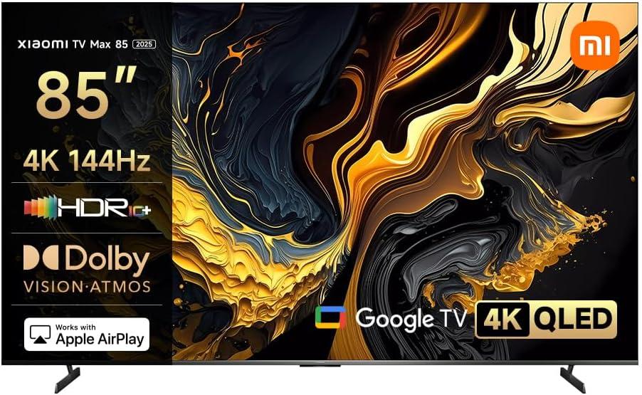 TV XIAOMI 85" MAX 2025 UHD QLED GOOGLETV 144HZ
