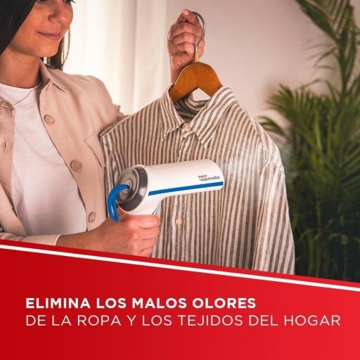 Plancha Vertical Polti GSM50B - 800 W, 16 gr/min, Plegable, Bolsa, Blanco [2]