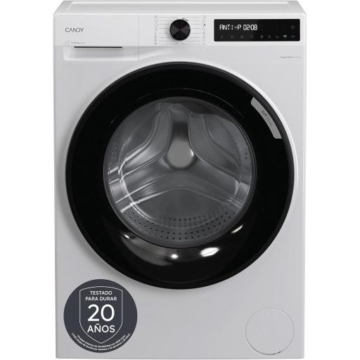 Candy ProWash 500Lavadora 10 KG, 1400 RPM, Display Digital, Conectividad WIFI, 16 Ciclos, Motor Inverter SpeedDrive, Inicio Diferido 24H, Bloqueo Infantil, 72 DB, Blanco [Clase de eficiencia energética A] [0]