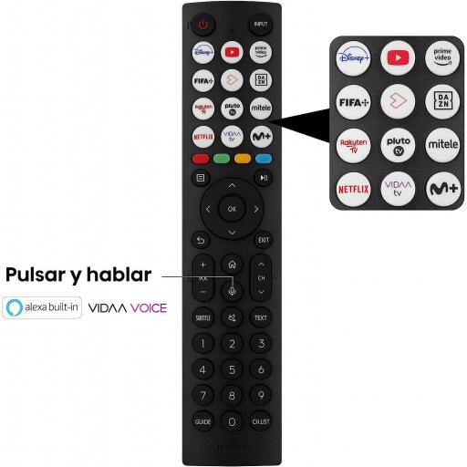 TV Hisense 50"  UHD 4K VIDAA Smart TV  control por voz televisor (Nuevo 2023) [Clase de eficiencia energética G] [2]