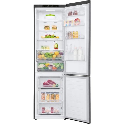 Frigorífico Combi LG 203X60CM iNOX ANTIHUELLAS   Door Cooling+, Total No Frost con Congelador, , Sistema Autodiagnóstico, Fresh Converter, Clasificación D,  [3]