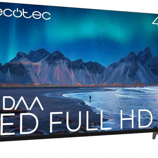  Televisor LED de 40 Pulgadas Cecotec Smart TV, Resolución Full HD A5 Series . TV VIDAA, Dolby Audio, Smart TV VIDAA, WiFi Integrado, Chromecast, 3 HDMI y 2 USB, Altavoces 16W  [1]