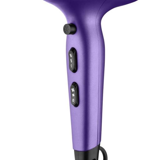 Ufesa Secador de Pelo Profesional X-Treme Shine 2600W, Motor AC, Tecnología Iónica, Sin Encrespamiento, Recubrimiento de Aceite de Argán, Incluye Difusor y Concentrador, 2 Velocidades, 3 Temperaturas [1]