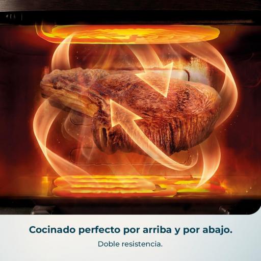 Cecotec Freidora de Aire sin Aceite 11L Plancha Grill con 4 Resistencias Ahumador Integrado Air Fryer Cecofry&Grill Smokin'Prime 11000. 2800W, Pared Divisoria Móvil, 40-200ºC, 10 Menús [2]
