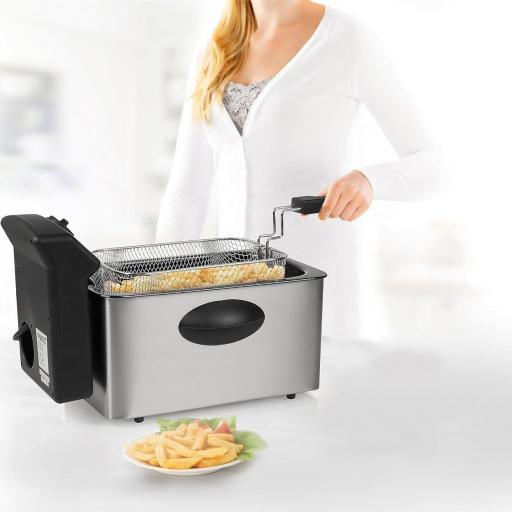 FREIDORA PRINCESS 4L 2000W INOX [3]