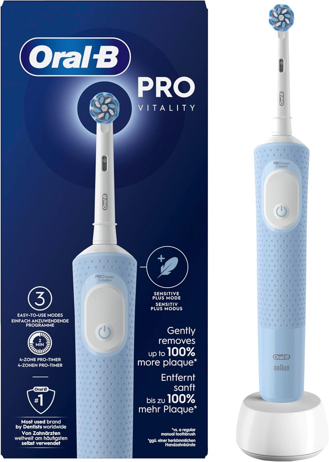 Oral-B Cepillo Eléctrico Vitality Pro Protect x Clean AZUL 1 Ud