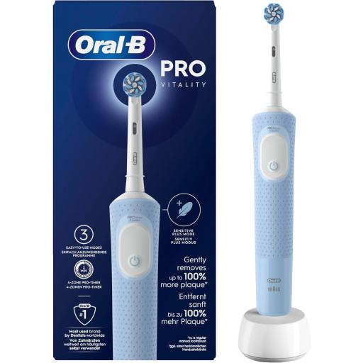 Oral-B Cepillo Eléctrico Vitality Pro Protect x Clean AZUL 1 Ud