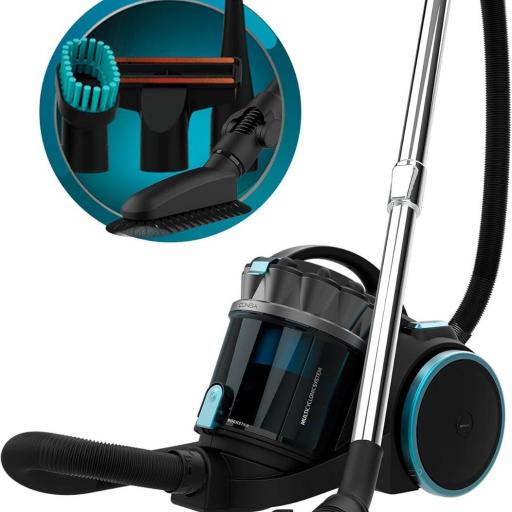  Aspirador de Trineo Cecotec Animal Plus, Sin Bolsa, 800W, 20kPa, MultiCyclonic System, EasyMove, Tubo telescópico. [2]