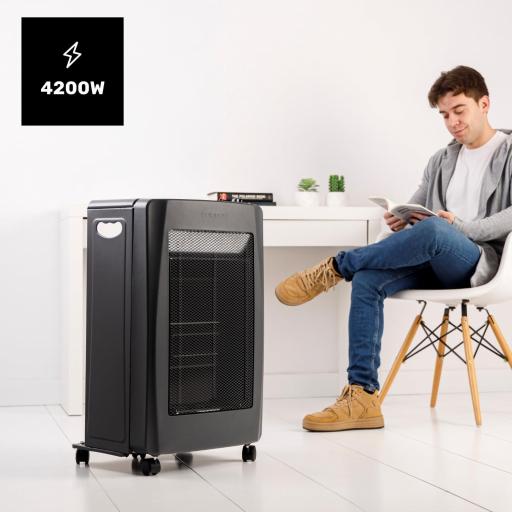 Estufa de Gas butano Taurus -  Compact Blue | 3 niveles de Potencia | Calienta a Alta Temperatura | Plegable | Anti-inclinación | Apagado de llama | Llama azul [1]