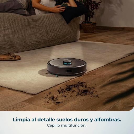 Robot Aspirador Cecotec  con Navegación Láser y App  | 5000Pa, Barre, Aspira, Friega y Pasa la Mopa, Autonomía 160m2, Sensores Anticaídas,... [3]
