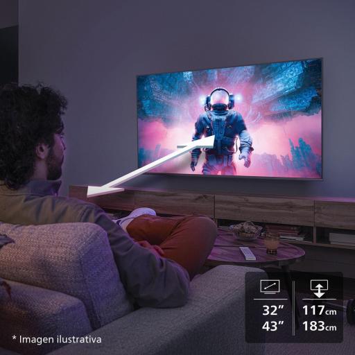 TV Philips 32" LED  - HD, Dolby Audio 12W 2.0 canales, HDR10 [1]