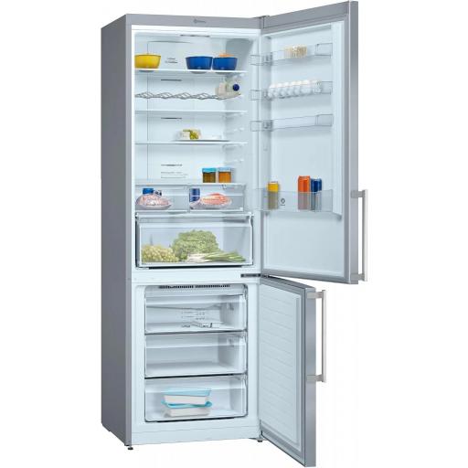 Frigorífico combi  Balay , No Frost, 203 cm,, Ancho especial 70 cm, Cajón ExtraFresh, Inox [1]