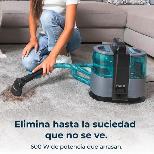  Limpiador Aspirador de Tapicerías y Alfombras Cecotec con Cable  600W, 14kPa, 2 Depósitos: Agua Limpia y Sucia, Pulverizador, Accesorio Ventanas y 3 Boquillas [2]
