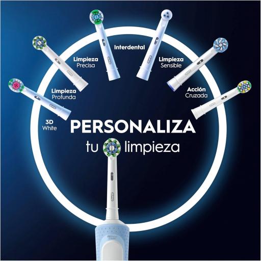 Oral-B Cepillo Eléctrico Vitality Pro Protect x Clean AZUL 1 Ud [3]
