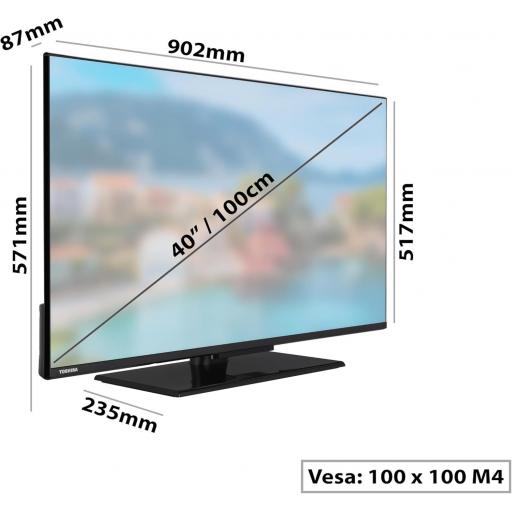 tv Toshiba 40" LED FullHD HDR10 Dolby Audio Smart TV [1]
