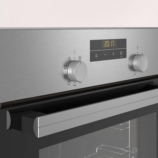 Horno Balay  A, 66L, Control Comfort, 7 Funciones, Display Táctil, Ventilador, Inox, Negro [1]