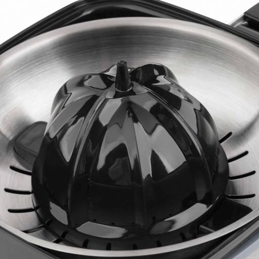  Exprimidor de Naranjas jata Electrico 600 W. Con brazo. Doble cono para todo tipo de frutas. Desmontable. Fácil limpieza. Silencioso. Cuerpo acero inox. [1]