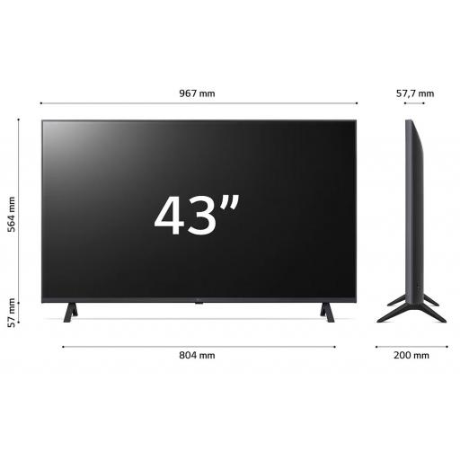TV LG  Uhd 43" 4k Ultra Hd Smart Tv Wifi Negro [3]