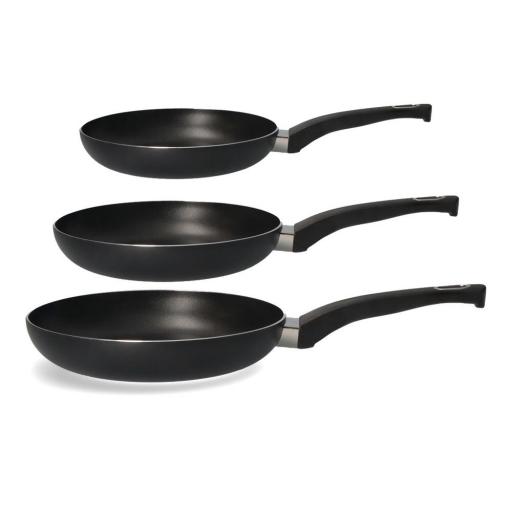 SET 3 SARTENES ANTIADHERENTES "BASIC LINE" GOURMET KITCHEN [1]