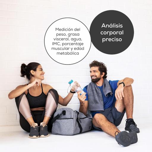  Báscula diagnóstica Beurer análisis corporal preciso para hasta 10 personas, medición de peso, grasa corporal, IMC, porcentaje muscular y edad metabólica, gran pantalla XL, hasta 180 kg [2]