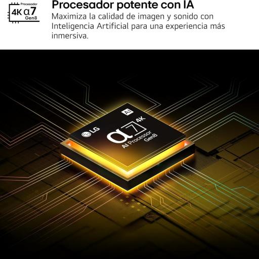 TV LG 65", UHD 4K, WebOS 25, Ultimate IA, HDR10 Pro, Super Upscaling, Dolby Digital Plus, Google Assistant, Negro [3]