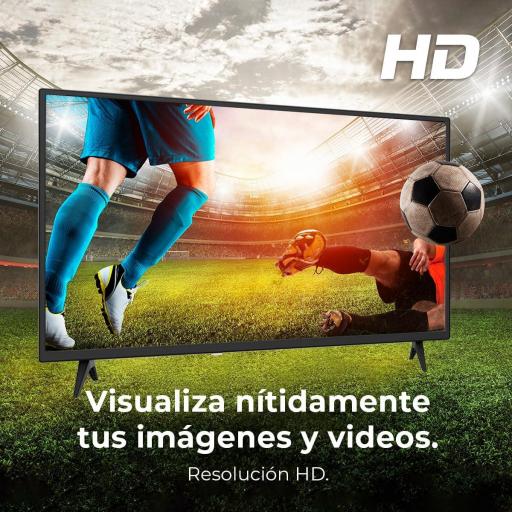 Televisor Cecotec  LED 32 Pulgadas, HD, Resolución de imágenes y Videos óptima, Sistema Dolby, Memoria Flash, Conectividad HDMI/USB, Mando a Distancia [1]