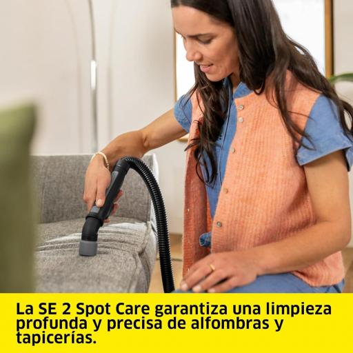  lava-aspiradora Kärcher SE 2 Spot Care, potencia: 450 W, depósito de agua limpia: 1,5 l, superficie: 2,89 m², peso: 4,2 kg, boquilla para tapicerías, boquilla para manchas, limpiador RM 519 [1]