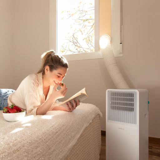  Aire Acondicionado Portátil Cecotec con Mando a Distancia7000 BTU - 1750 Frigorías, Control Táctil, Pantalla LED, 4 Modos, 2 Velocidades, Temporizador, Cobertura 20m2 [2]