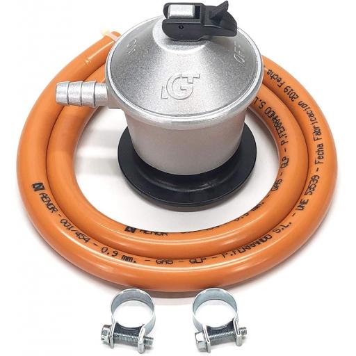 REGULADOR GAS COMGAS KIT 0,60M TUBO + 2 ABRAZADERA