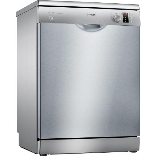 Lavavajillas Bosch - E, 12 Servicios, Media carga, Motor Ecosilence, Inox [0]