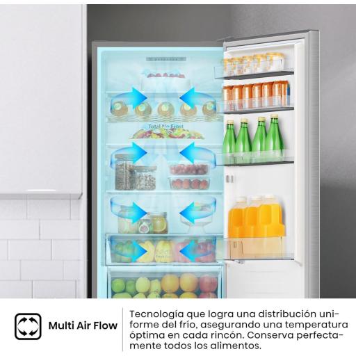  FRICOM. HISENSE 202x60x58 NF INOX clase a [3]