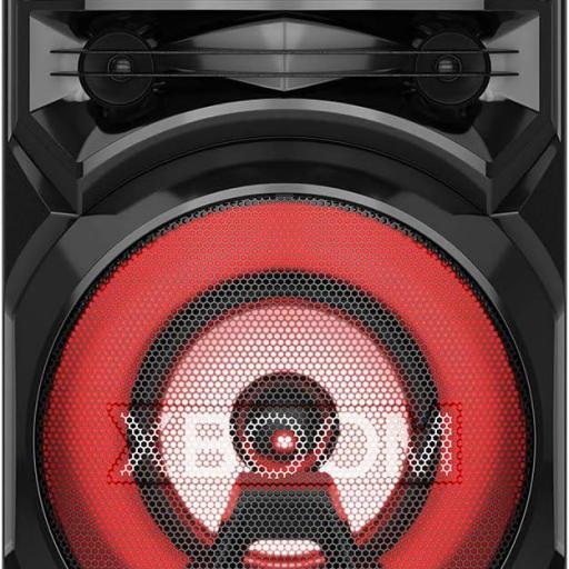 Altavoz Portátil LG ON5 - Luces RGB Multicolores, Tweeter 2"x 2, Woofer 8", Sintonizador FM y DAB+, USB Grabador, Bluetooth 4.0, Bandeja CD, Efectos DJ, Función Karaoke, Color Negro