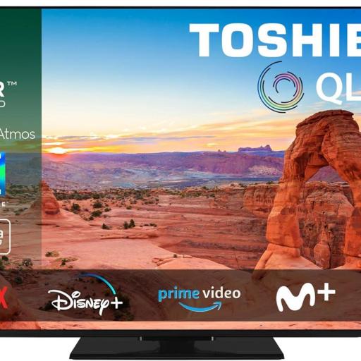TV Toshiba 55" D-LED - 4K Ultra HD, Smart TV con Peana central, Dolby Audio 20 W [3]