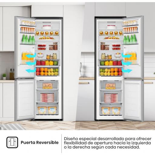  FRICOM. HISENSE 202x60x58 NF INOX clase a [2]