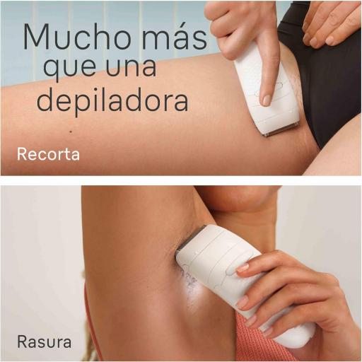Braun Silk-épil 5, Depiladora Eléctrica Mujer para Una Eliminación del Vello Fácil, Depilación en Seco Y en Mojado, con Cabezal de Rasuradora, Piel Suave Duradera, 5-041, Blanco/Gris [3]