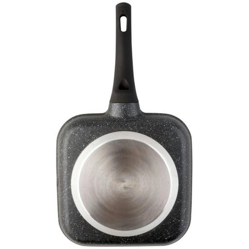 GRILL ALUMINIO FUNDIDO MANGO FIJO SUPERFICIE RAYADA PIEDRA 24CM [2]